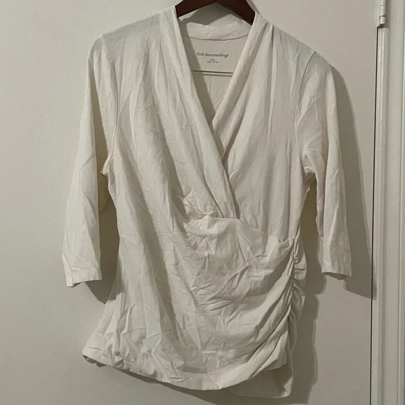 Soft Surroundings Alondra Knit Top Size L - Picture 5 of 8